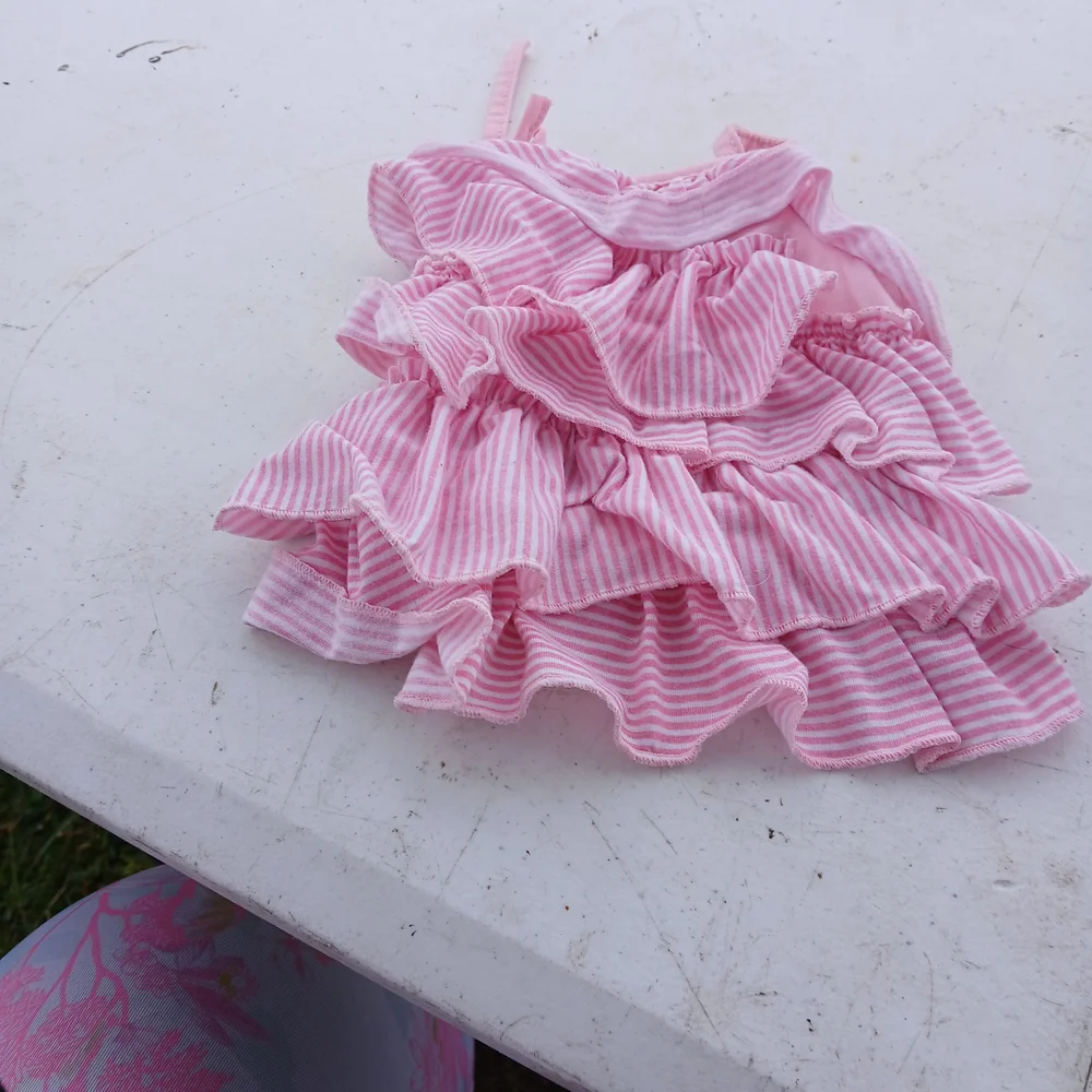 Pink and Red Heart Dog Dress